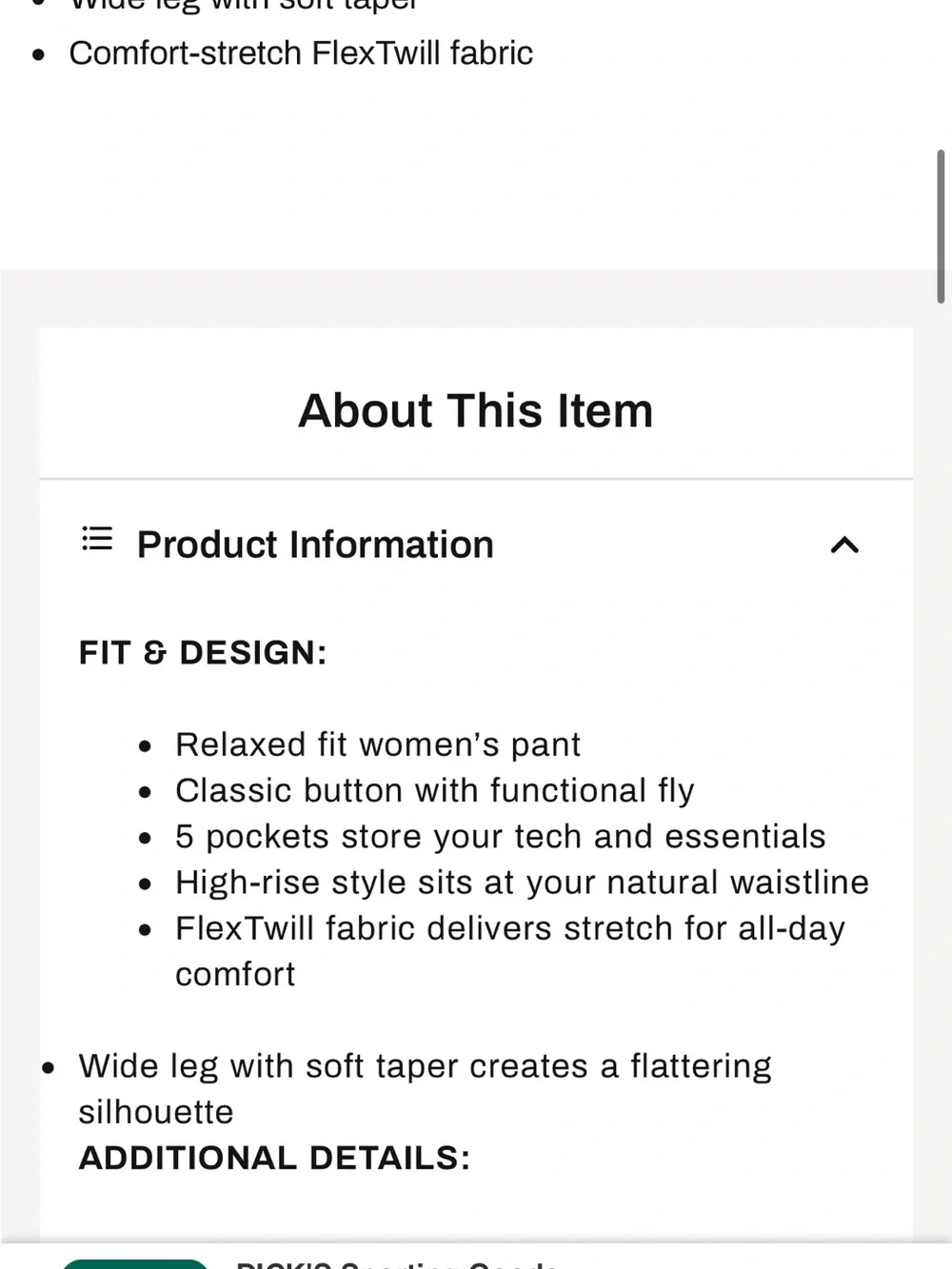Calia short petite